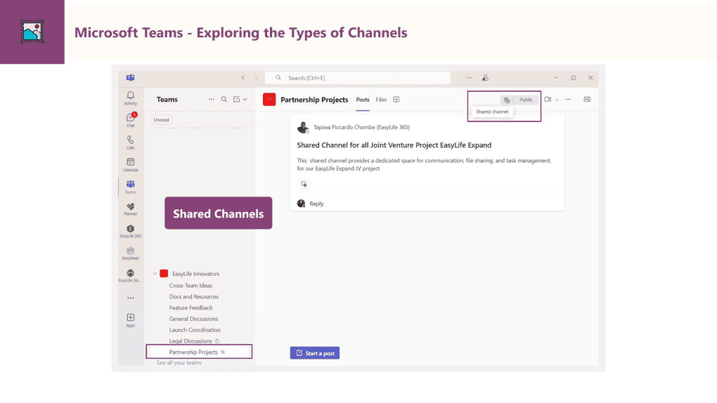 Microsoft Teams Shared Channels