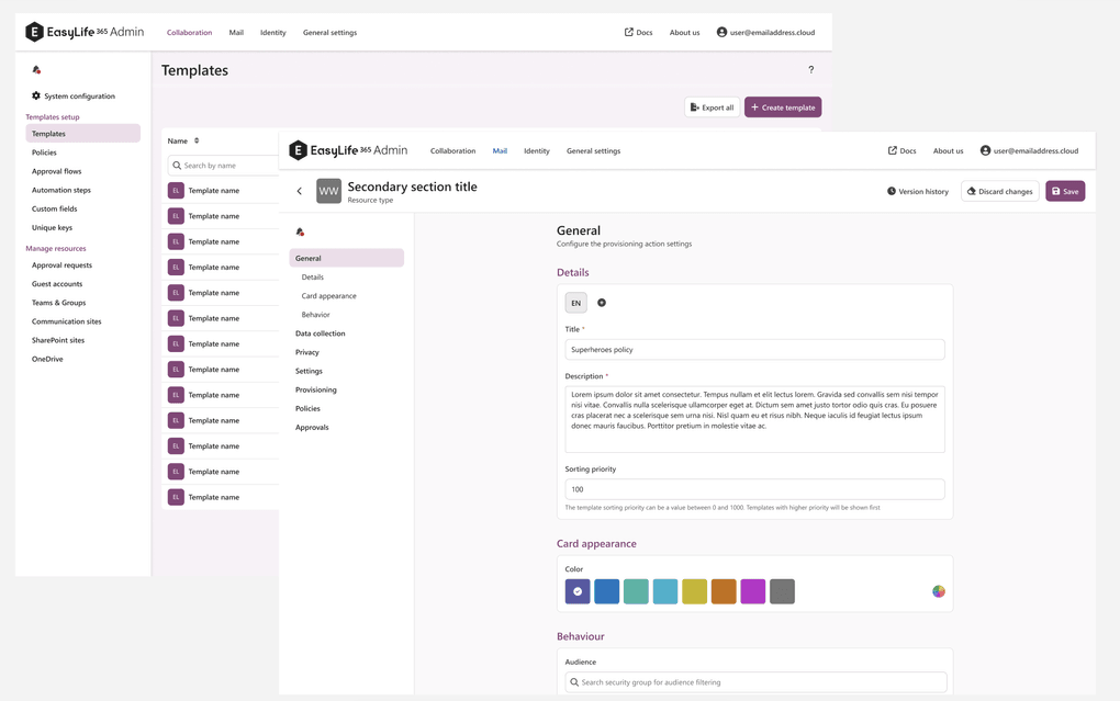 Navigation examples